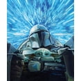 thumbnail image 5 of Star Wars The Mandalorian Hyperspeed Kids Silk Touch Throw Blanket, 5 of 5