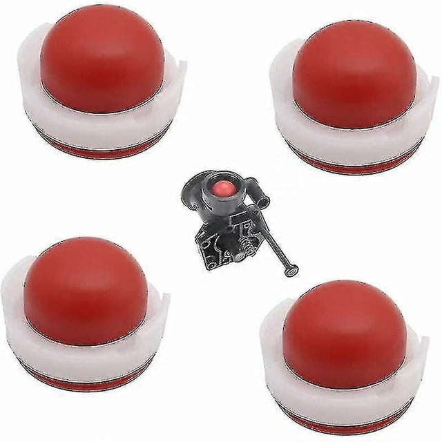 Bomba de cebado de carburador de silicona (paquete de 4) para Briggs & Stratton 694394 494408, para cortacéspedes Boris s202412244173