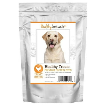 Labrador Retriever Healthy Treats Premium Protein Bites Chicken Dog Treats, 10 oz