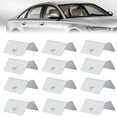 thumbnail image 2 of 12PCS Wind Rain Deflector Channel New Metal Retaining Clips For For For For BMW, 2 of 3