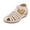 Beige, variant on Qiaocaity Sandals for Women Wedge Shoes Comfortable Sandals with Arch Support Fashion Casual Wedge Sandals Brown Size 7