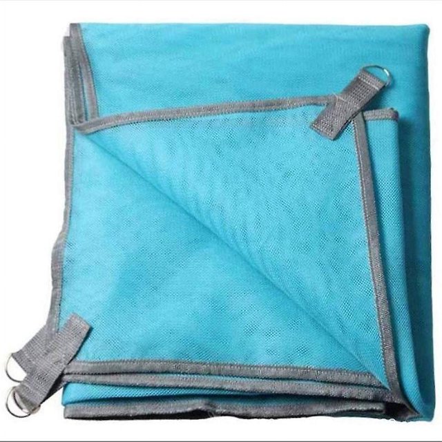 Manta de playa sin arena, impermeable, resistente al viento, para pícnic, camping, eventos al aire libre, fácil de limpiar, prevención del polvo, 200 x 200 cm, 1 unidad, azul