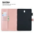 thumbnail image 3 of Galaxy Tab S4 10.5 2018 Case, Allytech Emboss Butterfly Dianmond PU Leather Cover Folio Case Stand with Cash Card Slots for Samsung Galaxy Tab S4 10.5 SM-T830/T835/T837 2018 Model, Rosegold, 3 of 7