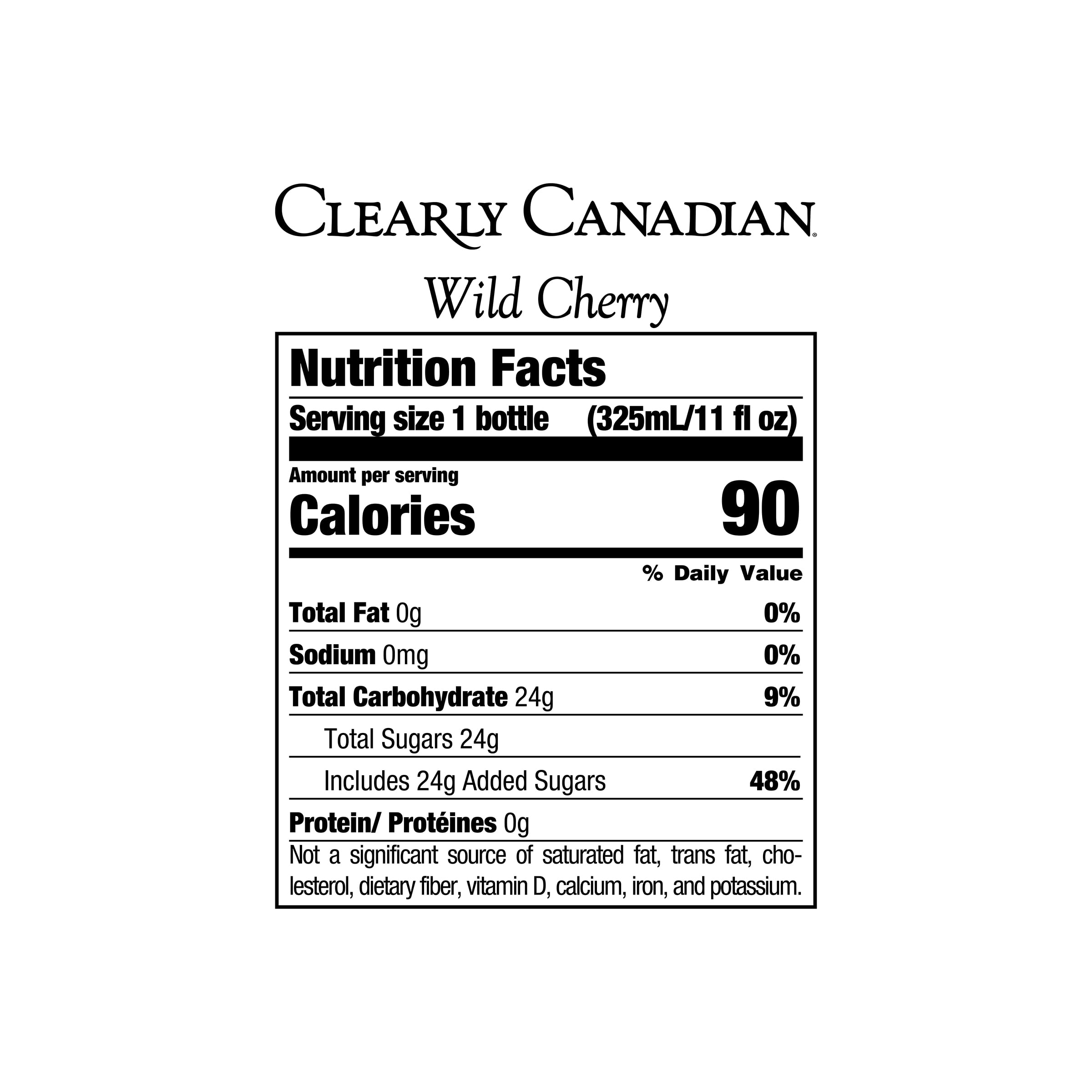 Clearly Canadian Wild Cherry Sparkling Water, 12 Pack, 11 fl oz