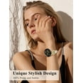 thumbnail image 7 of TOYOUTHS Slim Leather Band Compatible with Google Pixel Watch 3 41mm/Pixel Watch 2/Pixel Watch Band, Women’s Thin Dressy Strap with Celtic Knot Buckle, Premium Genuine Leather Wristband, 7 of 7