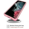 thumbnail image 3 of Supershield Case for Samsung Galaxy S22 Ultra 5G, Dual Layer Military Grade Drop Proof Protective Cover Hard Shell Sturdy Durable Phone Case - Pink, 3 of 3
