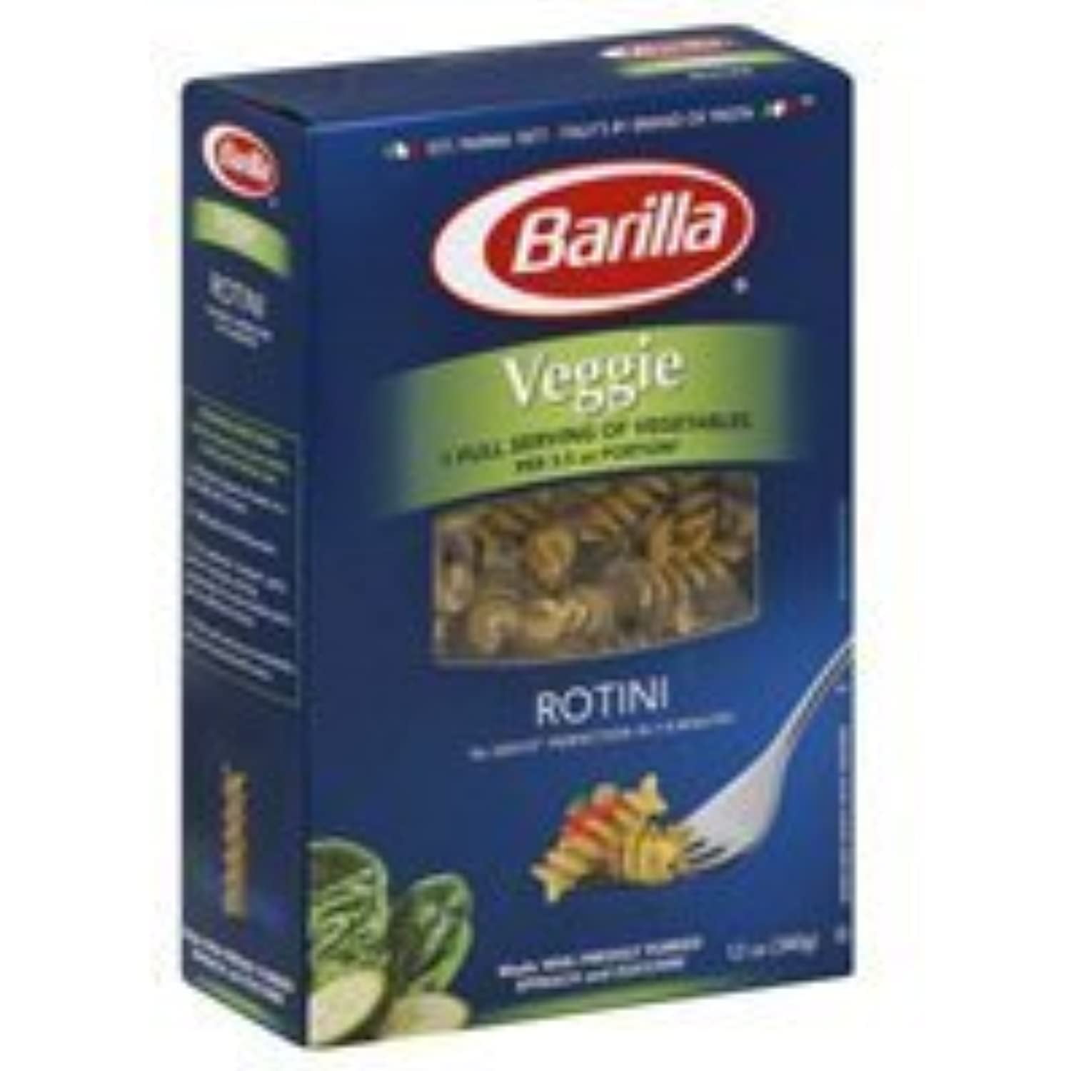 Barilla, Veggie Rotini Pasta, 12Oz Box (Pack Of 4)