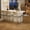 Gold, variant on Acekid 2PC Bar Chairs,Industrial Metal Frame Stools with Backrest & Cushion,Counter Height Dining Seats,Rustic Loft Style Space Saving Kitchen Island Seating,Brown