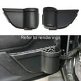thumbnail image 3 of Reemplazo de de Bolsas de Puerta Delantera de 2 Piezas para 2011-2018 JK JKU Interior de 2/4 Puertas Negro, ajuste de perfecto, Reemplaz Yotijar inserte el almacenamiento de la puerta, 3 of 10