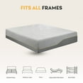 thumbnail image 6 of MLILY Ego Gray King Mattress,14 inch Gel Memory Foam Mattress, King Size Mattress in a Box, Medium, 6 of 10