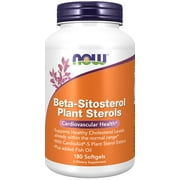 NOW Supplements, Beta-Sitosterol Plant Sterols with CardioAid-S Plant Sterol Esters and Added Fish Oil, 180 Softgels