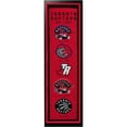 thumbnail image 1 of Encore Select 290-04 Toronto Raptors Logo History Felt Banner - 14 x 37 in., 1 of 1