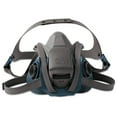 thumbnail image 1 of Personal Safety Division 6503QL Rugged Comfort Quic-Latch Half-Facepiece Reusable Respirators, Large, Grey/Teal, 1 of 5