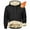 01 Black, variant on Mens Hoodies Pullover Sherpa Fleece Lined Warm Thick Winter Hooded Sweatshirt Fuzzy Soft Comfy Solid Long Sleeve Tops