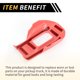 thumbnail image 5 of Unique Bargains 2 Pcs Soportes de bloqueo del capó para Jeep Wrangler JL JLU Sport Sahara Rubicon 2018-2022 para Jeep Gladiator JT 2020-2022 Soportes de bloqueo del capó exterior ABS Rosa, 5 of 6