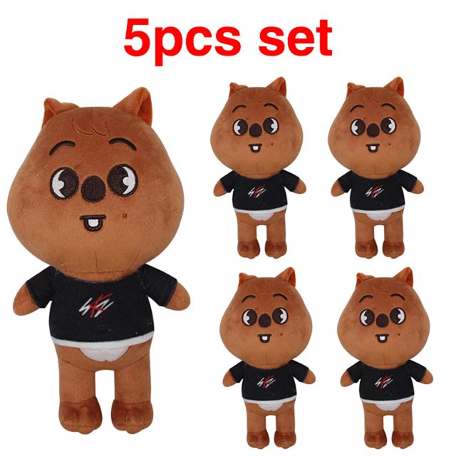 Skzoo-Peluches de animales de dibujos animados para niños, de 20cm juguetes de peluche, muñeca de peluche para niños, regalo para fanáticos, lindo juguete