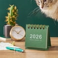thumbnail image 4 of Wzzjkit Office Desktop Calendar 2026 Small Desk Calendar Vintage Mini Student Portable Coil Calendar Planner, October 2025 to December 2026, 4 of 6