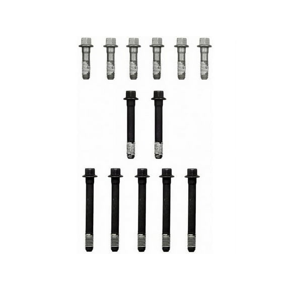 Head Bolt Set - Compatible with 1999 - 2013 GMC Sierra 1500 4.3L V6 2000 2001 2002 2003 2004 2005 2006 2007 2008 2009 2010 2011 2012