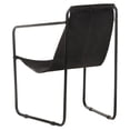 thumbnail image 5 of vidaXL Armchair Accent Chair with Iron Frame for Living Room Real Leather, 5 of 13