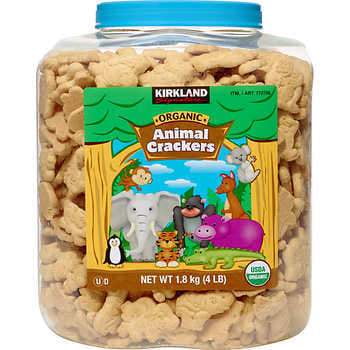 Kirkland Signature Organic Animal Crackers, 4 lbs