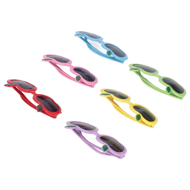 Children Sunglasses, Easy To Remove Great Performance Decorative Kid's Sunglasses 6Pcs for Party for Singing