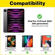 iPad Pro 12.9 Inch Privacy Screen Protector 2022 2021 2020 2018, Anti-Spy Tempered Glass Screen Film Guard for Apple iPad Pro 12.9 6th 5th 4th 3rd Generation [1 Pack]