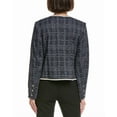 thumbnail image 2 of Nanette Nanette Lepore womens  Tweed Cardigan, XL, Blue, 2 of 3