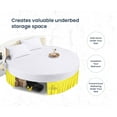 thumbnail image 3 of SGI Bedding Round Bed Skirt |Wrap Around Microfiber Bed Skirt | Fade Resistant, Wrinkle Free, Anti-static, Decorative, Extra Storage Space, Clutter-Free | 84" Diameter / 14" Drop, Yellow, 3 of 8