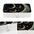 thumbnail image 4 of Crescent Portable PU Leather Jewelry Organizer with Removable Compartment, Bracelet Holder, Earring Organizer, and Jewelry Boxes, 4 of 6