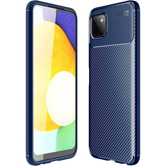 Case for Samsung A22 5G, Slim Shockproof Soft TPU Protective Shell Compatible with Samsung Galaxy A22 5G (Blue)