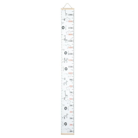 

Removable Wall Stickers for Kids Height Ruler Measurement Cartoon White Cloth Child