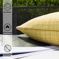 thumbnail image 3 of Funda de Cojín Kevin Textile Impermeable para Exterior 60x60 cm Amarillo, 3 of 7