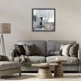 thumbnail image 3 of Stupell Industries Contemporary Still Waters Monochrome Abstraction Black Floating Frame Canvas Art, 18 x 18, by Susan Jill, 3 of 8