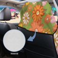 thumbnail image 5 of FOR U DESIGNS Hippie Flower Print Car Seat Protector Universal Front Seat Cover for SUV Sedan, Sweat Towel with Absorbent Microfiber, for Running, Swimming, and as a Picnic Mat, 5 of 7