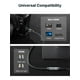thumbnail image 2 of Mini adaptador HDMI a HDMI JSAUX, paquete de 2 unidades, 4K, 60 Hz, HDR 3D, 18 Gbps, 2 of 7