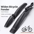 thumbnail image 3 of WEST BIKINGmudguard,Buzhi Mud Flaps Mud Quick Release 26-29in Release 26-29in Universal Bike Widen Quick Rear Mud Flaps Adjustable Bike And 26-29in Universal Bike Universal Bike S, 3 of 7