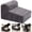 Dark Gray, variant on Foot Rest for Under Desk At Work.Ergonomic Foot Rest for Under Desk At Work,Rest for Under Desk Office & Home,Footstool Leg Elevation