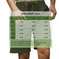 thumbnail image 3 of Domuza Men's Linen-Cotton Casual Shorts – Classic Fit Summer Beach Shorts with Pockets Black L, 3 of 6