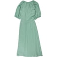 thumbnail image 2 of Alfani Womens Tie Front Midi Dress, Verde, X-Large, 2 of 2