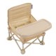 thumbnail image 1 of M Buder Silla de Comedor para Bebé Plegable y Portátil Asiento de Entrenamiento Infantil para Picnic al Aire Libre Cinturón de Seguridad Color Beige Estándar (40 cm / 15.7 inches), 1 of 9