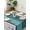 Turquoise, variant on Turquoise Teal Tablecloth Square Table Cloth 60x60 ,Waterproof Outdoor Table Cloth Covers Decorative Table Protector ,Farmhouse Retro Ombre Wooden Grain Washable Table Cover for Kitchen Dinning Party