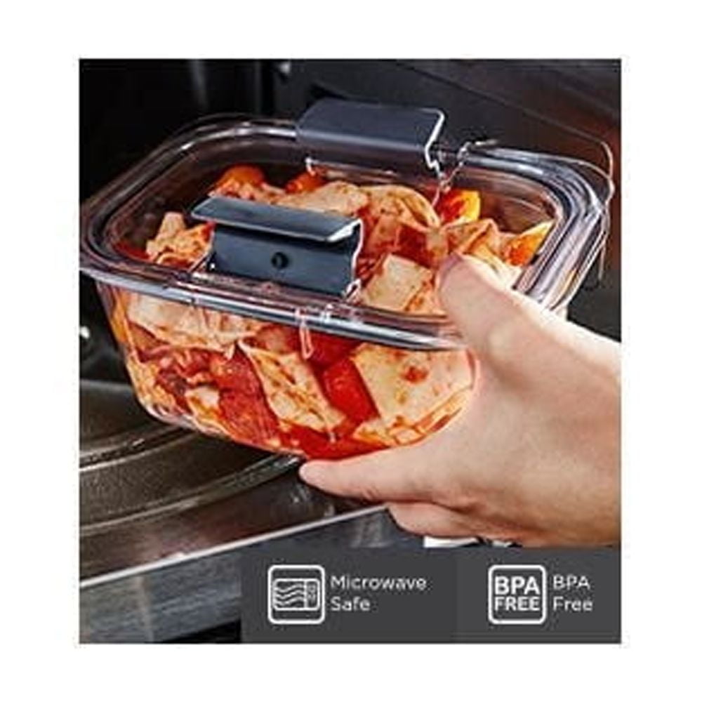 Rubbermaid Brilliance Plastic Food Storage Container, 760 mL (3.2 Cup), 1 Pack