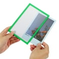 thumbnail image 3 of A4 8.3x11.7 Inch Magnetic Sign Holder, Display Frame for Office, Light Green 4 Pack, 3 of 5