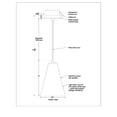 thumbnail image 2 of Renwil Inc - Paula - 1 Light Pendant-10 Inches Tall and 7 Inches Wide, 2 of 4