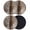 Brown, variant on Burnt Orange Coasters Set of 4, Retro Oil Painting Modern Abstract Art Aesthetics Absorbent Coasters for Drinks, Coaster for Bar Office Dining Coffee Table Decor, Non Slip Round Desk Coaster