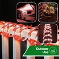 thumbnail image 5 of Tupkee LED Rope Light Red & White - Candy Cane Peppermint Rope Lights - 24 Feet 7.3 m, for Indoor and Outdoor use - 10MM Diameter - 144 LED Long Life Bulbs Decorative Rope Tube Lights - Pack of 2, 5 of 7