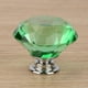 thumbnail image 4 of Perilla de cajón, 1 pieza de perilla de cajón de diamante de cristal, perilla de armario, rendimiento finamente ajustado, 4 of 7