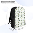 thumbnail image 4 of Balery Cute Avocado Yoga Mochila - Mochila Estilosa y Duradera para Laptop de 15 Pulgadas con Tela Oxford Impermeable, 4 of 8