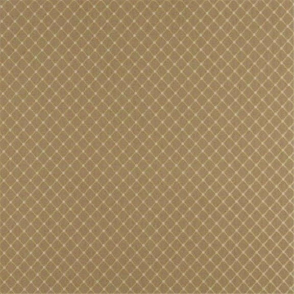 Designer Fabrics D333 54 in. Wide - Brown And Beige Diamond Jacquard Woven Upholstery Fabric
