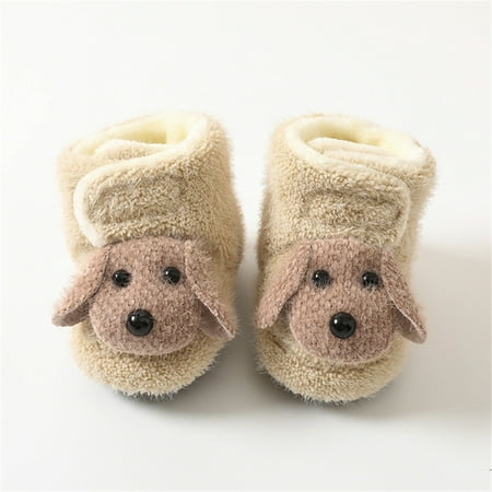 

FZM Christmas Baby Toddlers Girls Mid Calf Length Socks Antislip 1 Pair Sock Shoes Baby Boys Girls Shoes First Walking Shoes